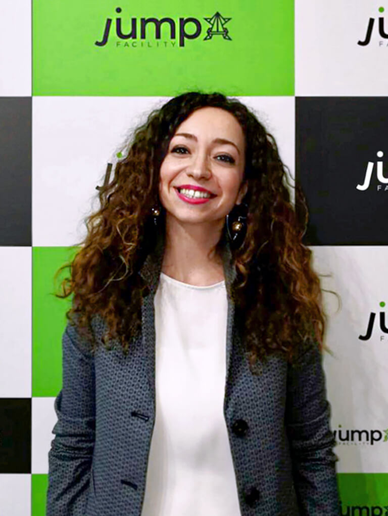 Foto di Elisabetta Bracci, Founder di JUMP Facility.